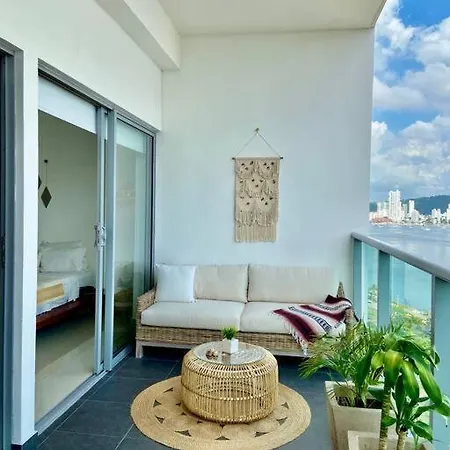 1bd Amazing View-modern Apt-luxury Building Apartamento Cartagena