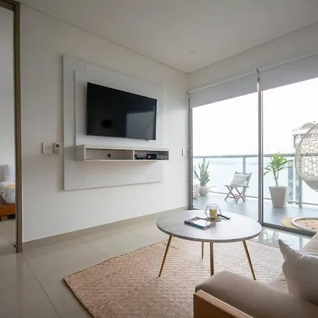 Apartamento 1bd Amazing View-modern Apt-luxury Building Cartagena