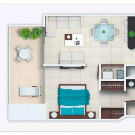 Apartamento 1bd Amazing View-modern Apt-luxury Building *