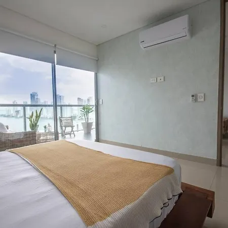 1bd Amazing View-modern Apt-luxury Building Cartagena