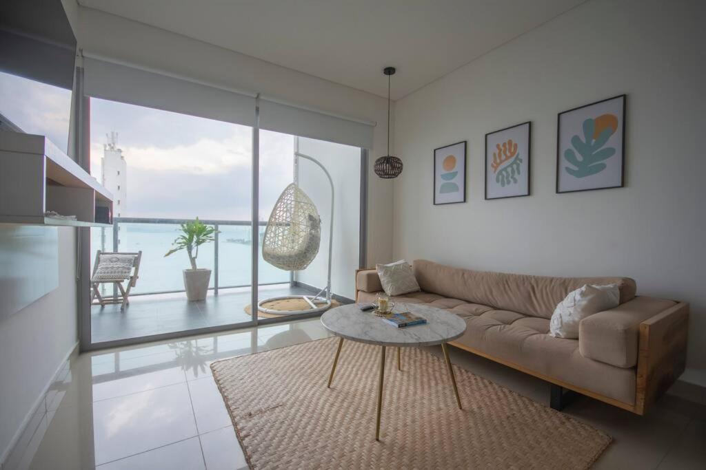 Apartamento 1bd Amazing View-modern Apt-luxury Building Cartagena