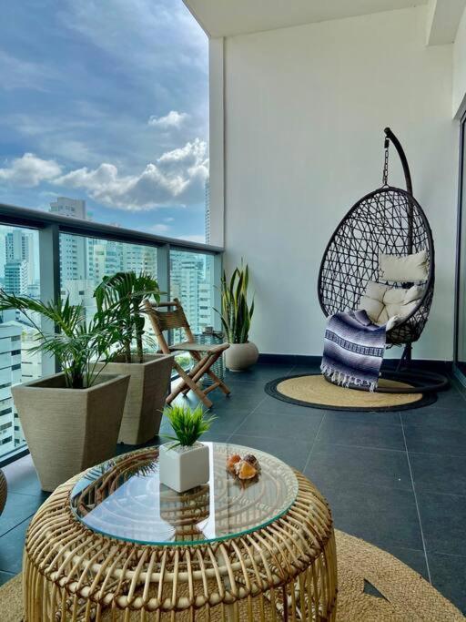 1bd Amazing View-modern Apt-luxury Building Apartamento Cartagena