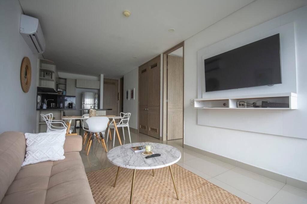 1bd Amazing View-modern Apt-luxury Building Apartamento Cartagena