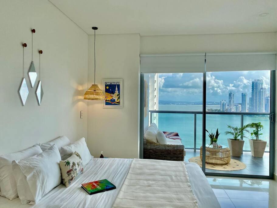 1bd Amazing View-modern Apt-luxury Building Apartamento Cartagena