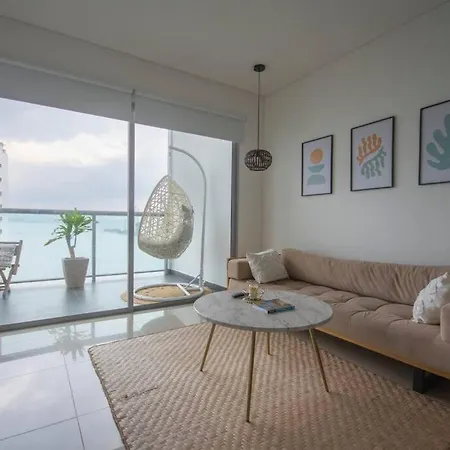 Apartment 1bd Amazing View-modern Apt-luxury Building Cartagena