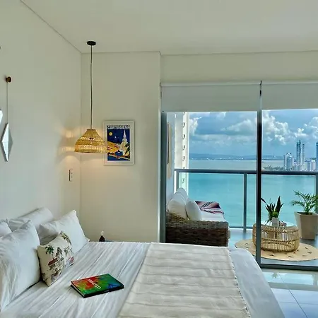 1bd Amazing View-modern Apt-luxury Building Apartment Cartagena